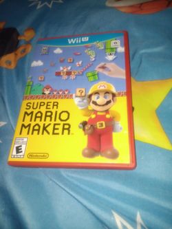 Super mario  maker wii u