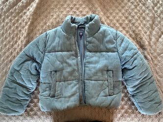 Gap kids puffy denim jacket