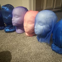 7 Foam Wig, Mannequin Heads With Cloth from Lucy in disguise