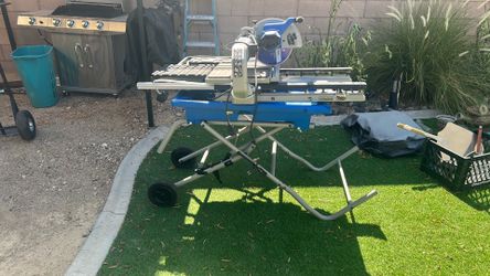 10 inch tile saws only been used one time cost $800 asking 600