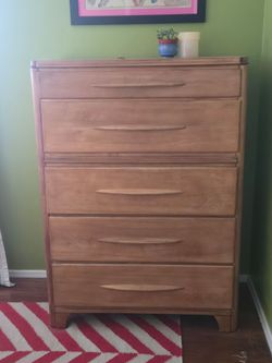 MCM solid wood dresser
