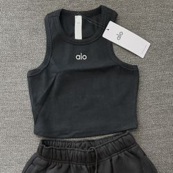 Alo Black Aspire Tank Top $30 **READ DESCRIPTION**