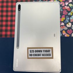 Samsung Galaxy Tab S7 Plus 12.4 Inch Tablet -90 Day Warranty-$1 DOWN-NO Credit Needed