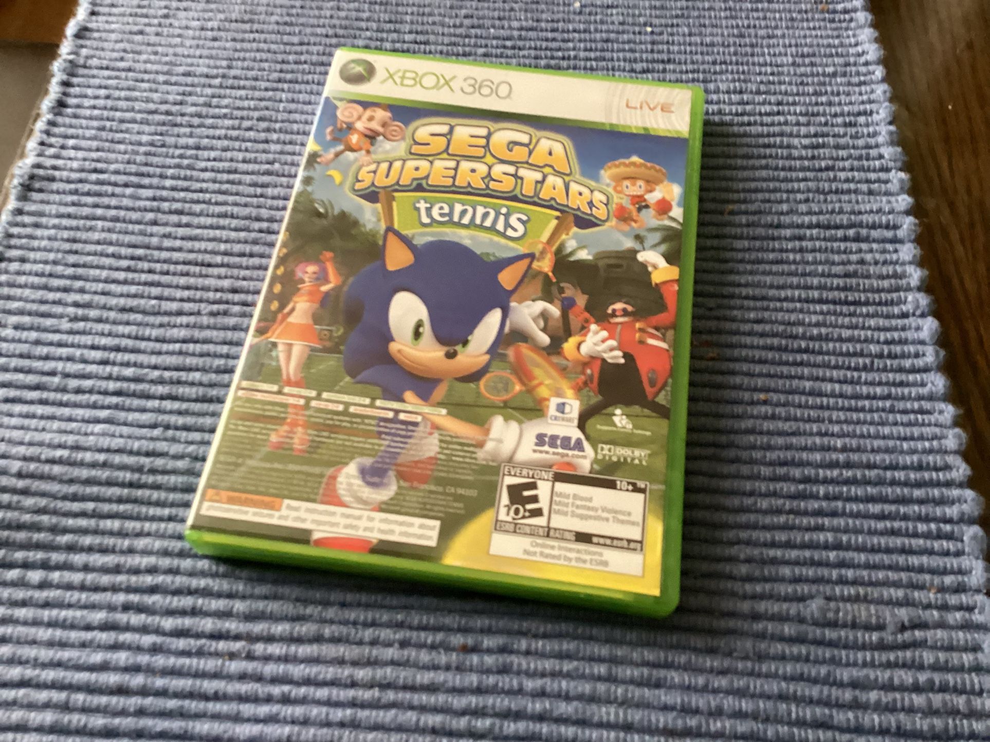 Xbox 360 Sega Super Stars Tennis Game