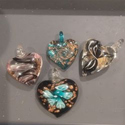 For Beautiful Handmade Murano Glass Hearts
