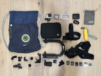 GoPro Hero 4 Silver with Various Accessories