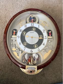 Seiko Melodies In Motion Wall Clock Hi-Fi Beatles Edition QXM109ZRH