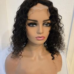 Natural Color 18in Curly Wig HH