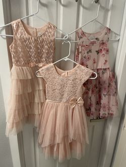 Girls Dresses Size 6- Lot Of 3