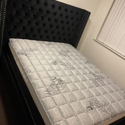 New Bed Frame Queen Size With Mattress 