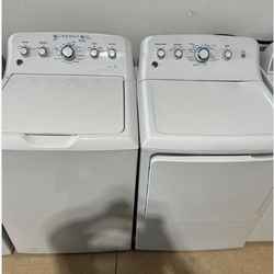 Washer and dryer set ge top load 