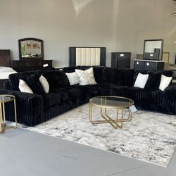 Black Sectional 