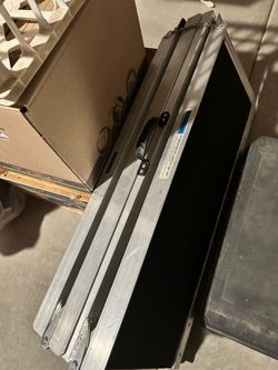Folding six foot wheel chair ramp