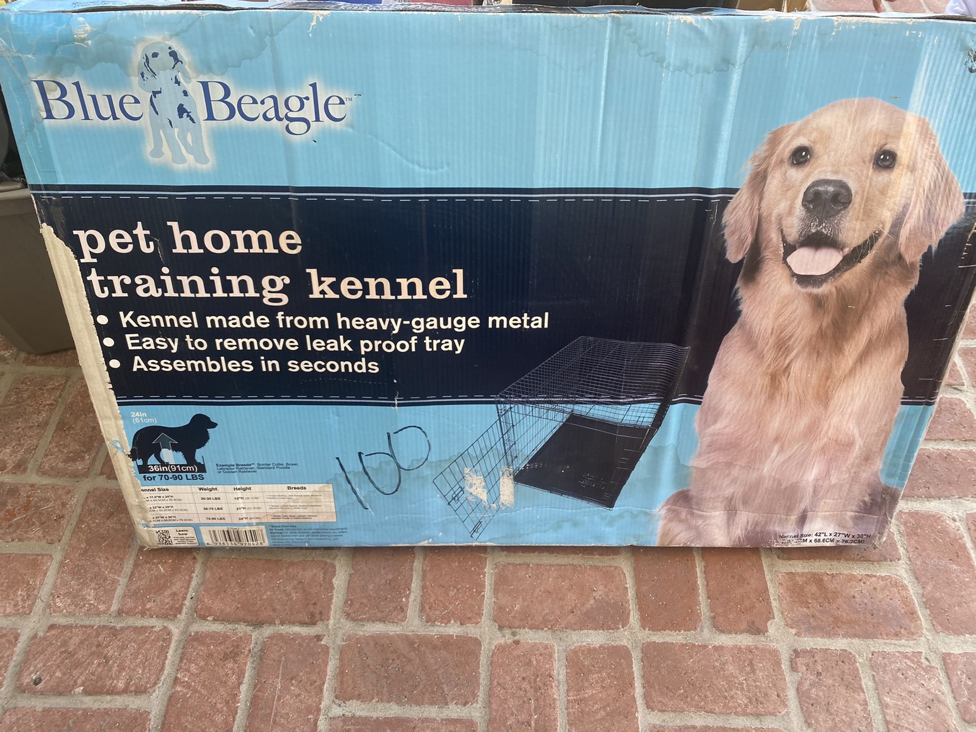 Brand new training kennel