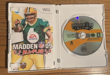 Madden NFL 09 All-Play Nintendo Wii Video - Single Player 