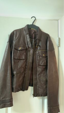 Ladies motorcycle leather jacket