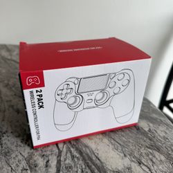 2pack Wireless Controllers For PS4 