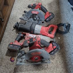 Milwaukee Brushless Saws, Brushless Roto Hammer And Corded Super Sawzall