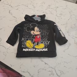 DISNEY JUNIOR MICKEY MOUSE HOODED SWEATSHIRT SIZE 2T SEE DESCRIPTION 
