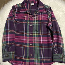 GAP Toddler Girl Flannel Shirt Size 5T
