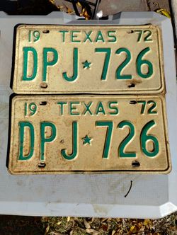 Matching license Plates