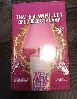 Cough syrup lamp