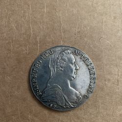 1780 Maria Theresa $1 Thaler Original 