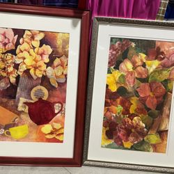 Original artwork spiked tea and the  Other one flower both for $65