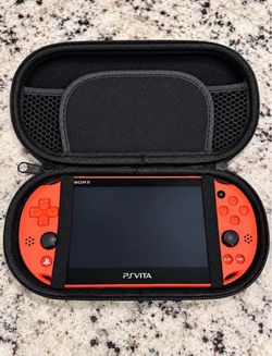 PS Vita PCH-2006 Slim - Orange - Modded - 128GB