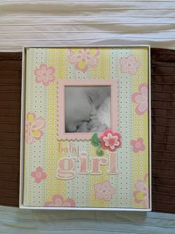 Memory Book ( baby girl Scrapbook ) New