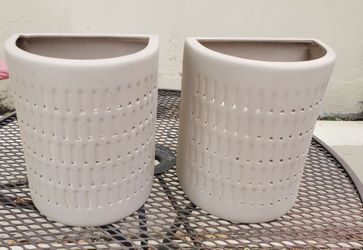 2 clay light covers