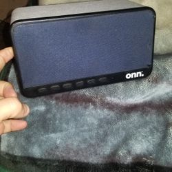 ONN Speaker , Bluetooth , Aux , And Radio