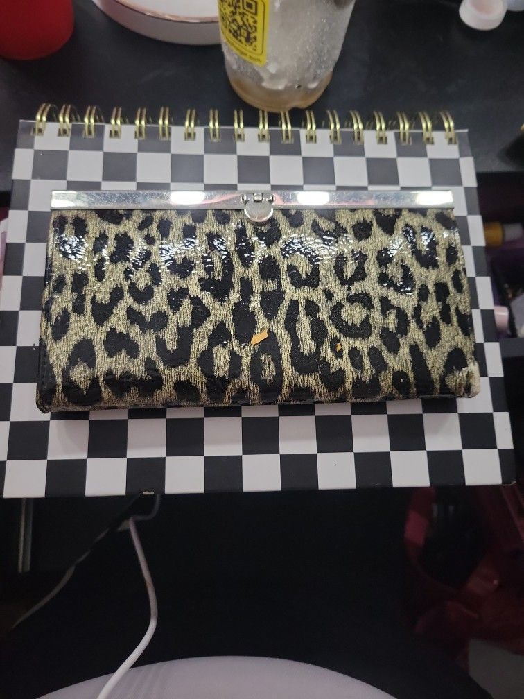 **leopard Print Wallet **