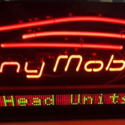 Sony Mobile neon sign