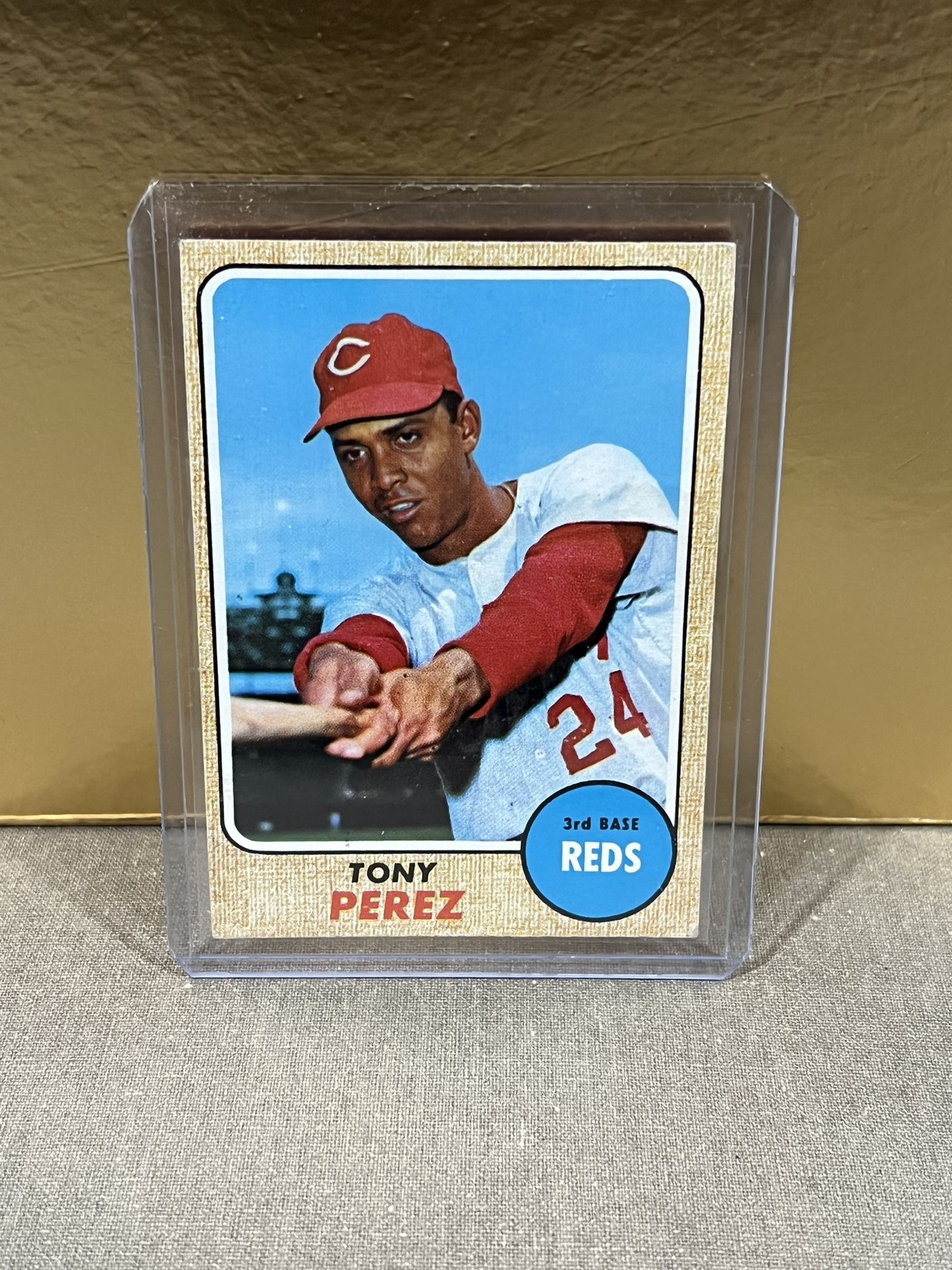 HOF Tony Perez 1968 Topps Baseball Card 🔥🔥 Sharp Card!! 
