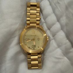 Nixon Gold-Tone Stainless Steel Watch