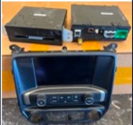 Del 2016 al 2018 estéreo y radio y pantalla para. Chevy Silverado para