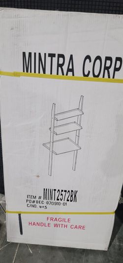 NEW Leaning Desk Bookshelf In Boxes