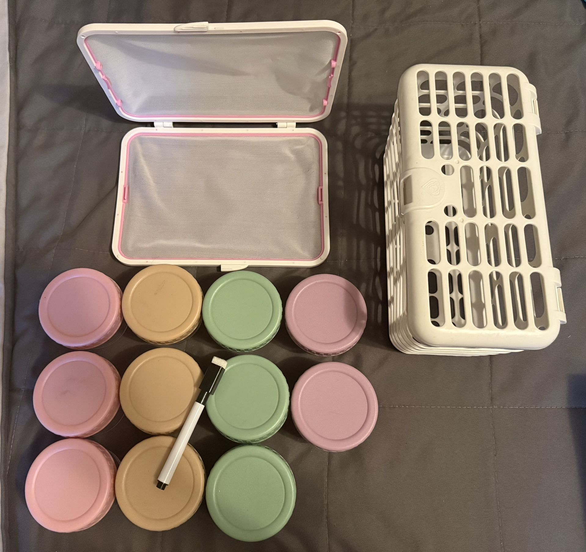 Baby Food Prep Containers And Dishwasher Containers 