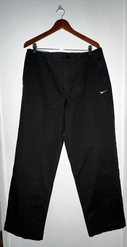 Nike Life Black Chino Pants 36x30 NWT