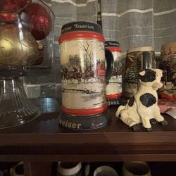 1990 Budweiser Beer Stein 
