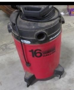 DAYTON TRADESMAN 16 GA;LLON SHOP VAC NO HOSE RUNS