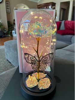 Rose butterfly centerpiece