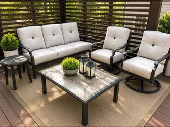 5-Piece Deep Seating Patio Set
