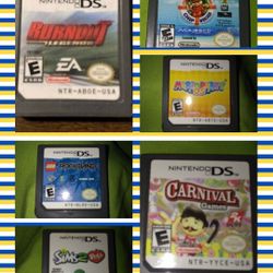 Various Nintendo Ds Games Lot - 6 DS Games