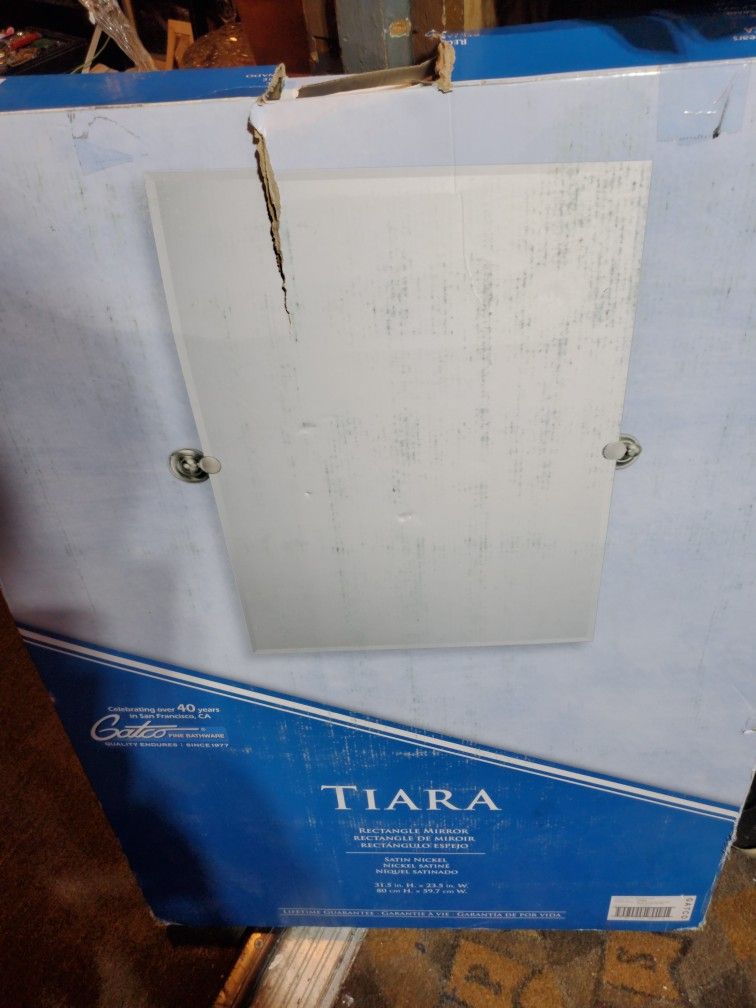 TIARA TILTING MIRROR 31X23