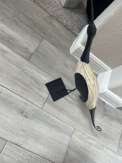 Bird statue