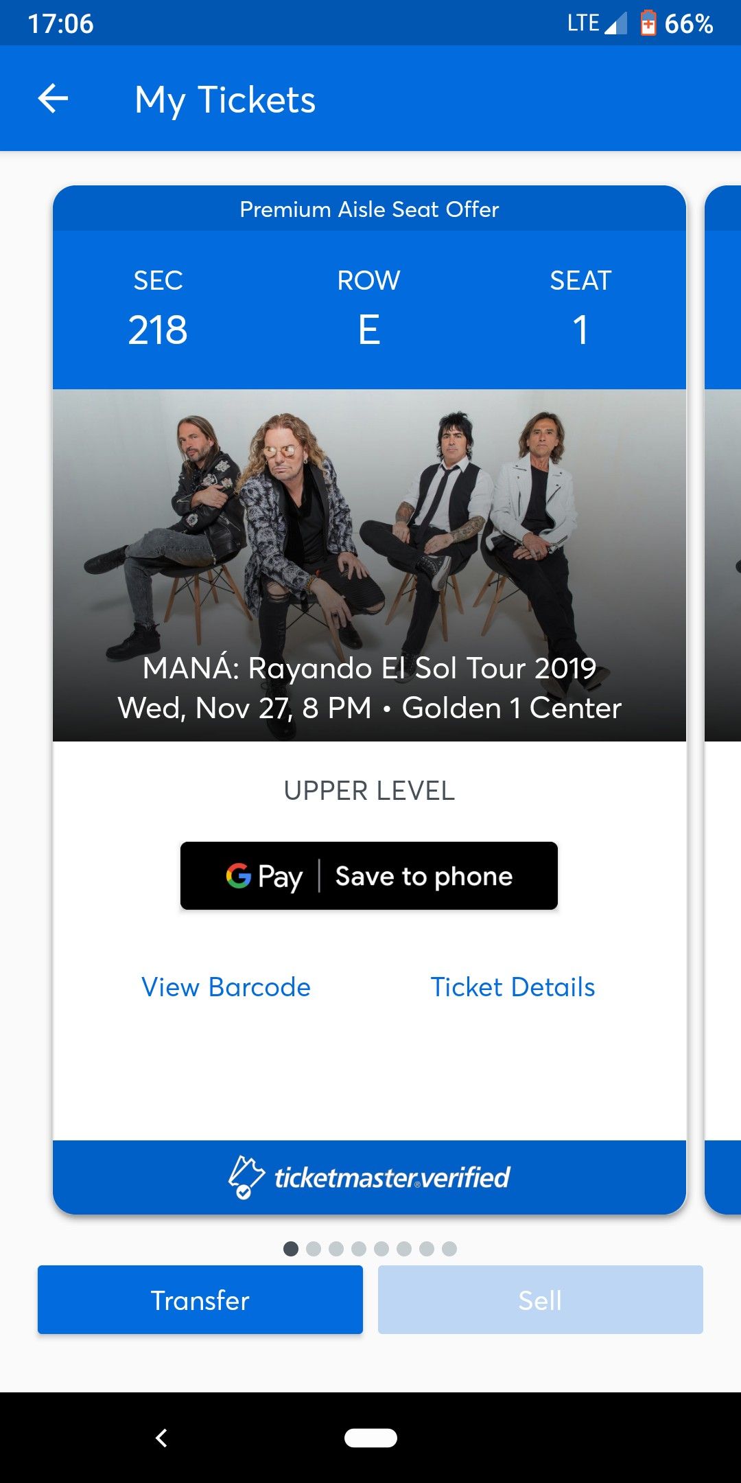 Mana tickets