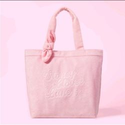 Brand New Stoney Clover Lane Pink Terry Tote