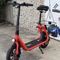 Kids Electric Scooter w/ Flexible Seat